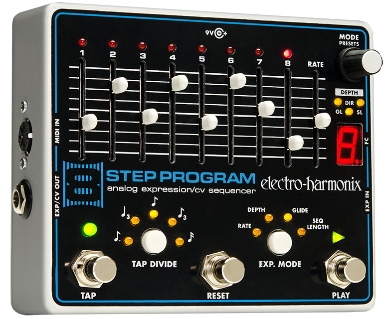 ELECTRO-HARMONIX 8 STEP PROGRAM ANALOG EXPRESSION & CV SEQUENCER