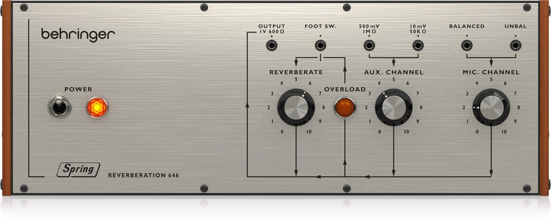 BEHRINGER SPRING REVERBERATION 646