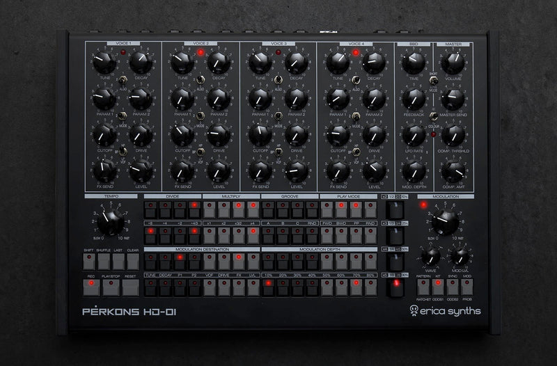 ERICA SYNTHS PERKONS HD-01 DRUM MACHINE