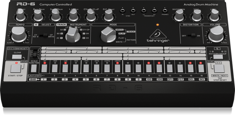 BEHRINGER RD-6 ANALOG DRUM MACHINE