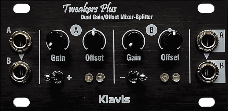 KLAVIS TWEAKERS PLUS 1U BLACK