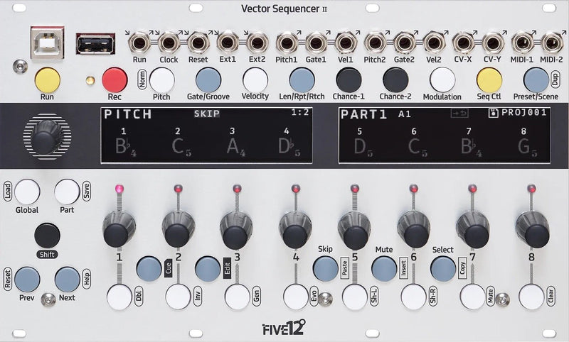 FIVE12 VECTOR SEQUENCER MK2 SILVER : B-STOCK