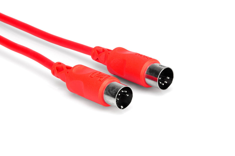 HOSA MID-310RD MIDI CABLE 5-PIN DIN TO SAME 10FT