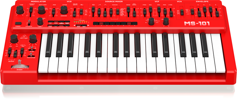 BEHRINGER MS-101 RED | PRE-LAWSUIT RARE | B-STOCK