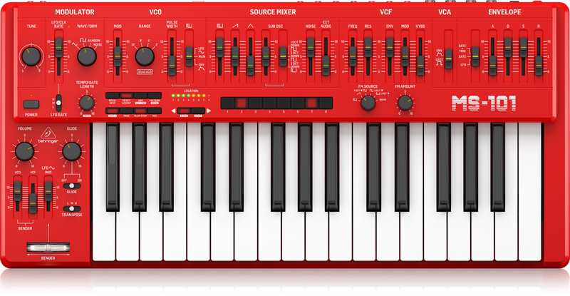 BEHRINGER MS-101 RED | PRE-LAWSUIT RARE | B-STOCK